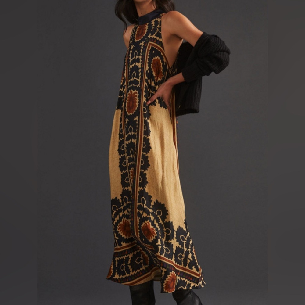 Farm Rio Anthropologie Halter Dress